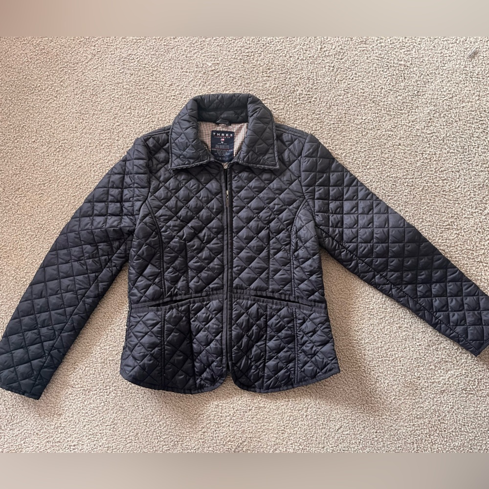 Tommy Hilfiger Black Diamond-Quilt Puffer Jacket